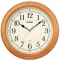 カシオ　クオーツ掛時計　木枠　白木　ＩＱ－１２１Ｓ－７ＪＦ　１台