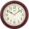 カシオ　クオーツ掛時計　木枠　濃茶木　ＩＱ－１２１Ｓ－５ＪＦ　１台