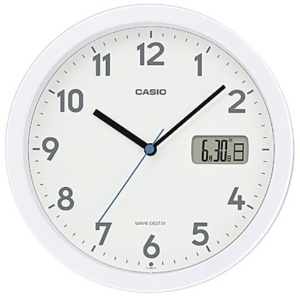 カシオ　電波掛置時計　パールホワイト　ＩＣ－８６０Ｊ－７ＪＦ　１台1