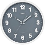 カシオ　電波掛時計　ホワイト・グレー　ＩＱ－１０１２Ｊ－８ＪＦ　１台