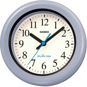 カシオ　防湿・防塵掛置クオーツ時計　ブルー　ＩＱ－１８０Ｗ－２ＪＦ　１台