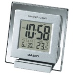 カシオ　デジタルクオーツ置時計　温度計付　シルバー　ＤＱ－７３５－８ＪＦ　１台