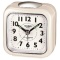カシオ　クオーツ置時計　パールホワイト　ＴＱ－１５７－７ＢＪＦ　１台