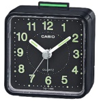 カシオ　クオーツ置時計　ブラック　ＴＱ－１４０Ｓ－１ＪＦ　１台