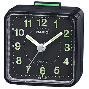 カシオ　クオーツ置時計　ブラック　ＴＱ－１４０Ｓ－１ＪＦ　１台1