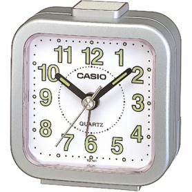 カシオ　クオーツ置時計　シルバーメタリック　ＴＱ－１４１－８ＪＦ　１台