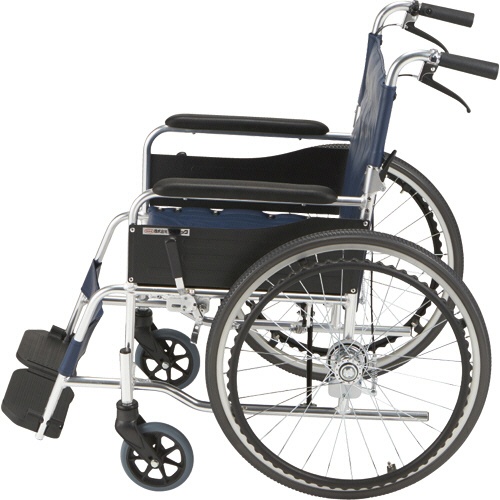 マキテック　車いす（自走式・背折れタイプ）　緑チェック　ＥＷ－５０ＧＮ　１台3