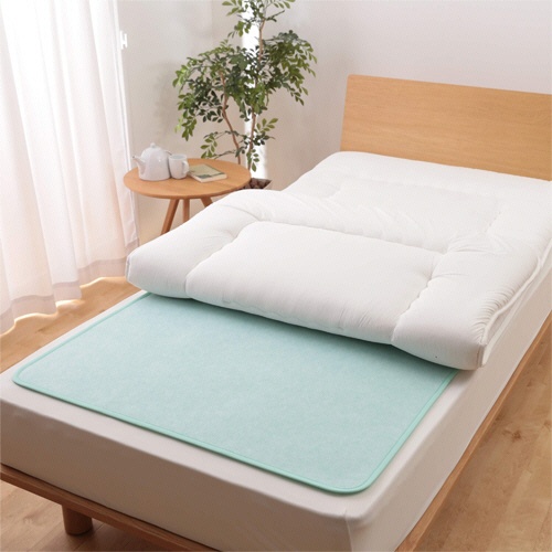 帝人フロンティア　ベルオアシス　除湿マット　快眠ドライスリム　防ダニプラス　Ｋ０４２０ＧＲ－Ｓ－Ｍ　１枚7