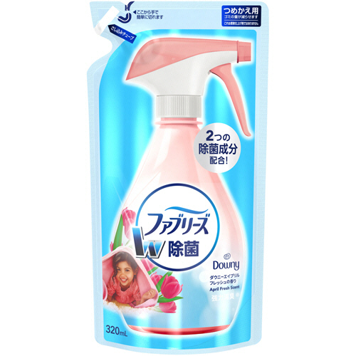 【クリックでお店のこの商品のページへ】P＆G ファブリーズ ダウニーエイプリルフレッシュの香り つめかえ用 320ml 1個 300742