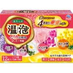 アース製薬　温泡　ＯＮＰＯ　とろり炭酸湯　ぜいたく華蜜　４５ｇ／錠　１箱（１２錠：４種類×３錠）