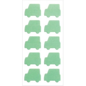 カワグチ　タグペタラベル　くるまグリーン　１０－０１９　１パック（２０枚）2