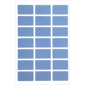 カワグチ　タグペタラベル　ブルー　１０－００６　１パック（２１枚）2