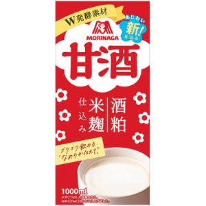 森永製菓　甘酒　１０００ｍｌ　紙パック（口栓付）　１本2