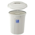 リス　ＷＯＲＫ＆ＷＯＲＫ丸ペール　４５Ｌ　本体＋フタ　１セット