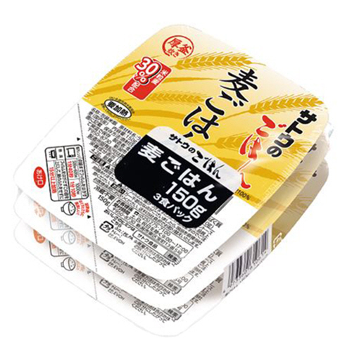たのめーる サトウ食品 サトウのごはん 麦ごはん 150g 1パック 3食 の通販