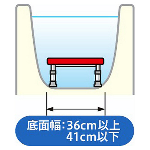 たのめーる】アロン化成 ステンレス製浴槽台R(あしぴた) ジャスト15-20