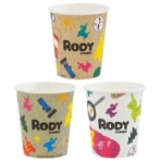 サンナップ　アンドスケープ　ペーパーカップ　ＲＯＤＹ　２０５ｍｌ　３柄アソート　Ｃ２０２５ＲＤ　１パック（２５個）