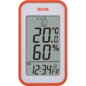 タニタ　デジタル温湿度計　オレンジ　ＴＴ５５９ＯＲ　１個1