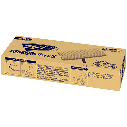 新品未使用　業務用フロアワイパープロS 6個セット ウェーブ フロアワイパー プロ S本体 幅22.5cm 業務用