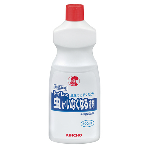 【クリックでお店のこの商品のページへ】大日本除蟲菊 KINCHO トイレの虫がいなくなる液剤 簡易水洗用 500ml 1本 トイレノムシガイナクナルエキザイ 500ML