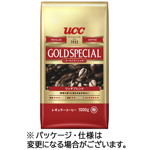 【クリックで詳細表示】UCC ゴールドスペシャル リッチブレンド 1000g(粉) 1袋 691071