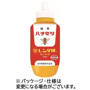 日本蜂蜜　レンゲ印はちみつ　１ｋｇ　１個1