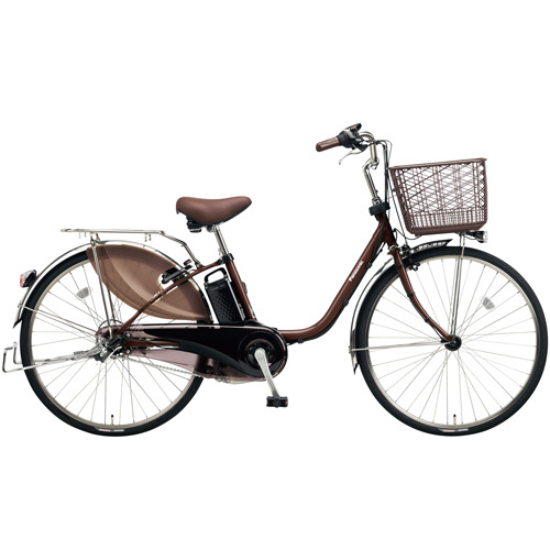 【クリックで詳細表示】パナソニック 電動アシスト自転車 ビビ・DX 26サイズ チョコブラウン BE-ELD634T 1台 BE-ELD634T