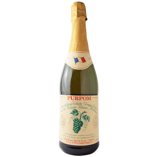 【クリックで詳細表示】オーバーシーズ ピュアポム スパークリング グレープジュース ホワイト 750ml 1本 013051