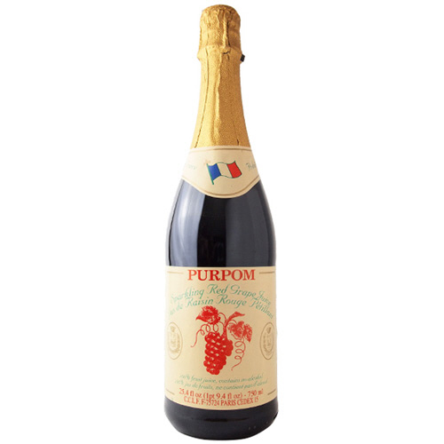 【クリックで詳細表示】オーバーシーズ ピュアポム スパークリング グレープジュース レッド 750ml 1本 013050