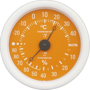 タニタ　アナログ温湿度計　オレンジ　ＴＴ－５１５－ＯＲ　１個1