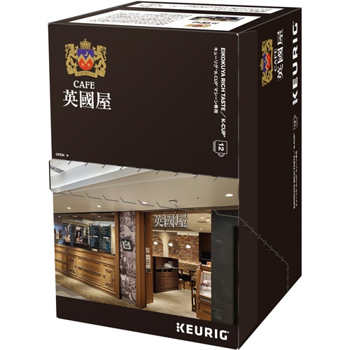 キューリグ　Ｋカップ専用カートリッジ　英國屋　リッチテイスト　１箱（１２杯）2