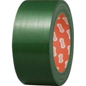 ＴＡＮＯＳＥＥ　布テープ（カラー）　５０ｍｍ×２５ｍ　厚み約０．２１ｍｍ　緑　１巻