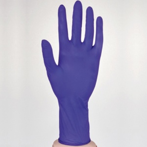 川西工業　ニトリル　使いきり手袋　粉なし　ダークブルー　ＳＳ　＃２０６２　１箱（３００枚）2