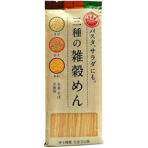 自然芋そば　三種の雑穀めん　１５０ｇ　１パック1