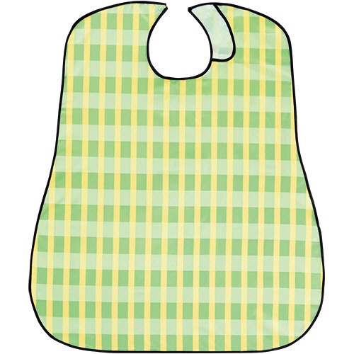 竹虎　ソフラピレンエプロン　ボーダーチェック　グリーン　１枚1