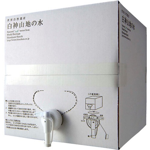白神山美水舘　白神山地の水　２０Ｌ　バッグインボックス　１箱2