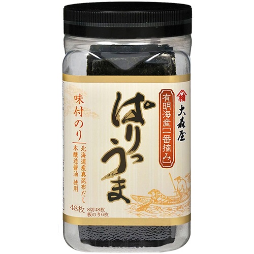 大森屋　ぱりうま　卓上味付のり　８切４８枚　１個1