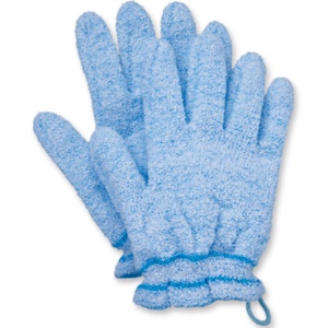 オカモト　浴用手袋　やさしい手　ブルー　１パック（２枚）1