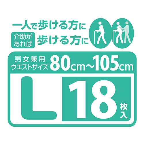 リブドゥコーポレーション　リフレ　はくパンツ　スリムタイプ　Ｌ　１パック（１８枚）4