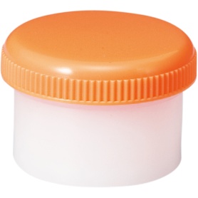シンリョウ　ＳＫ軟膏容器　Ｂ型　６ｍｌ　オレンジ　１セット（２００個）