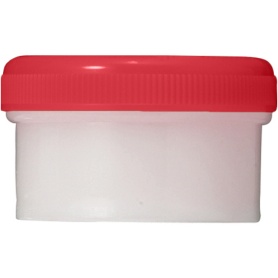 シンリョウ　ＳＫ軟膏容器　Ｂ型　２４ｍｌ　赤　１セット（２００個）