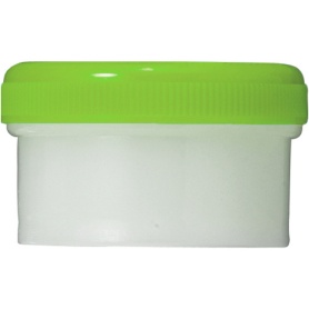 シンリョウ　ＳＫ軟膏容器　Ｂ型　２４ｍｌ　黄緑　１セット（２００個）