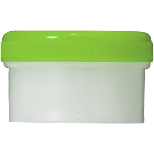 シンリョウ　ＳＫ軟膏容器　Ｂ型　２４ｍｌ　黄緑　１セット（２００個）1