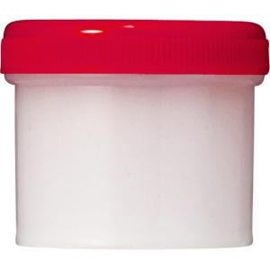 シンリョウ　ＳＫ軟膏容器　Ｂ型　３６ｍｌ　赤　１セット（１００個）1