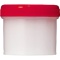 シンリョウ　ＳＫ軟膏容器　Ｂ型　３６ｍｌ　赤　１セット（１００個）