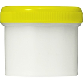 シンリョウ　ＳＫ軟膏容器　Ｂ型　３６ｍｌ　黄　１セット（１００個）
