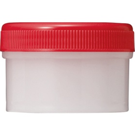 シンリョウ　ＳＫ軟膏容器　Ｂ型　６０ｍｌ　赤　１セット（１００個）