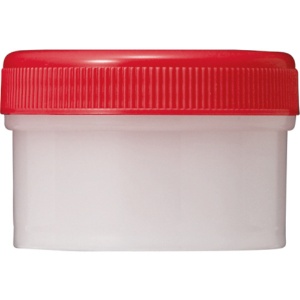 シンリョウ　ＳＫ軟膏容器　Ｂ型　６０ｍｌ　赤　１セット（１００個）1