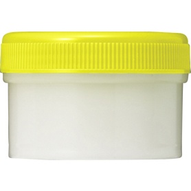 シンリョウ　ＳＫ軟膏容器　Ｂ型　６０ｍｌ　黄　１セット（１００個）
