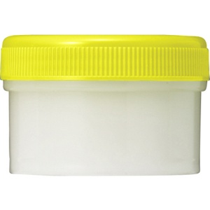 シンリョウ　ＳＫ軟膏容器　Ｂ型　６０ｍｌ　黄　１セット（１００個）1